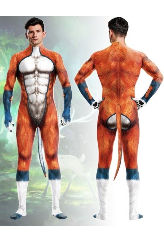 Combinaison Cosplay Chien Wild Dog Orange 