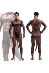 Combinaison Cosplay Loup-Garou Werewolf Marron
