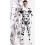 Combinaison Cosplay Chien Dalmatien Noir-Blanc