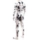 Combinaison Cosplay Chien Dalmatien Noir-Blanc 