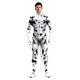 Combinaison Cosplay Chien Dalmatien Noir-Blanc 