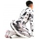 Combinaison Cosplay Chien Dalmatien Noir-Blanc 