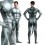 Combinaison Cosplay Loup Wolf Gris