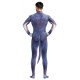 Combinaison Cosplay Dinosaure Raptus Bleu-Blanc 