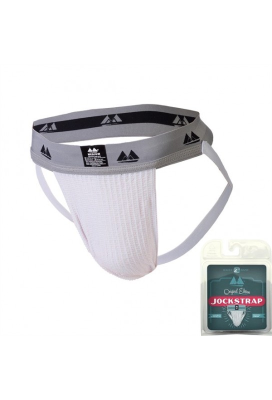 Jockstrap Original Waist 2 Band Blanc 