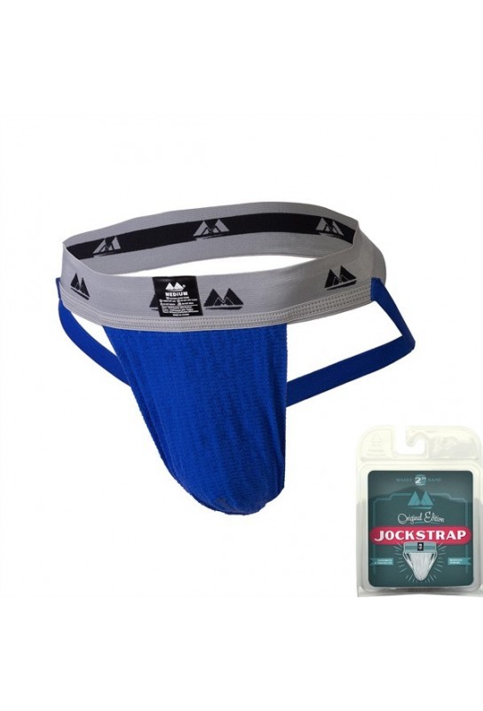 Jockstrap Original Waist 2 Band Bleu 