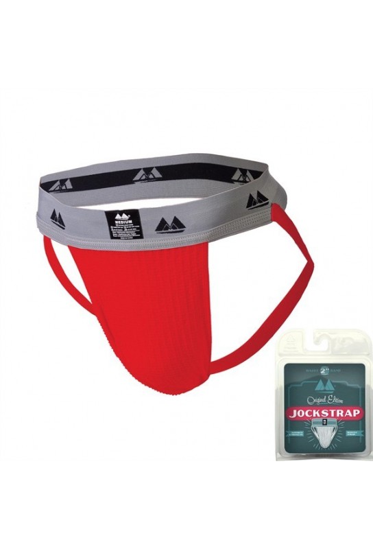 Jockstrap Original Waist 2 Band Rouge 