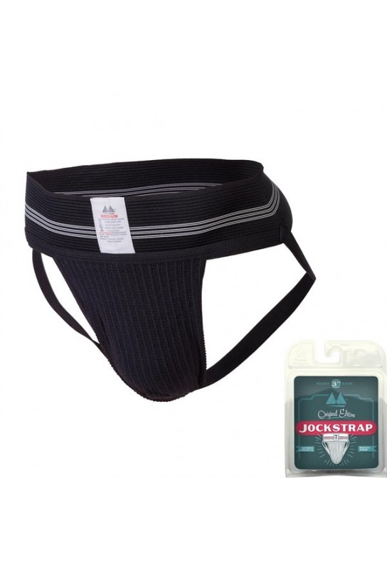 Jockstrap Original Waist 3 Band Noir 