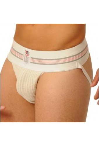 Jockstrap Fist Large Bande Blanc 