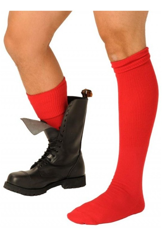 Chaussettes Boot Rouges 
