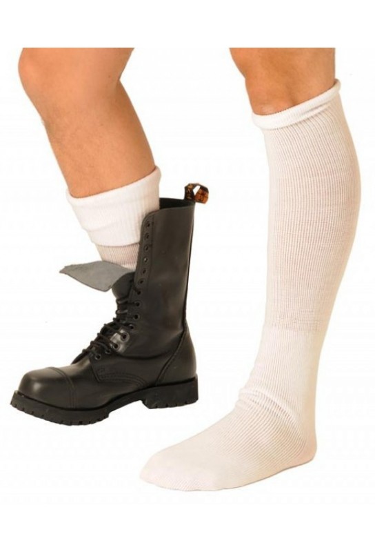 Chaussettes Boot Blanches 