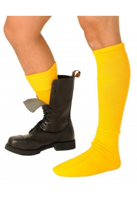 Chaussettes Boots Jaunes 