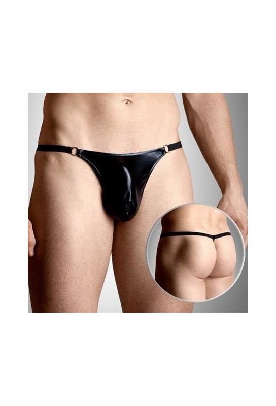 String Homme LACK Noir 