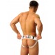 Jockstrap Fist logo Blanc 