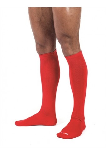 Chaussettes hautes Foot Socks Rouge 
