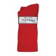 Chaussettes hautes Foot Socks Rouge 