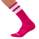 Chaussettes Gym Socks Rose-Blanc 