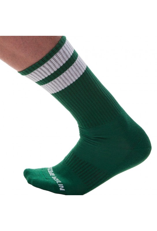 Chaussettes Gym Socks Vert-Blanc 