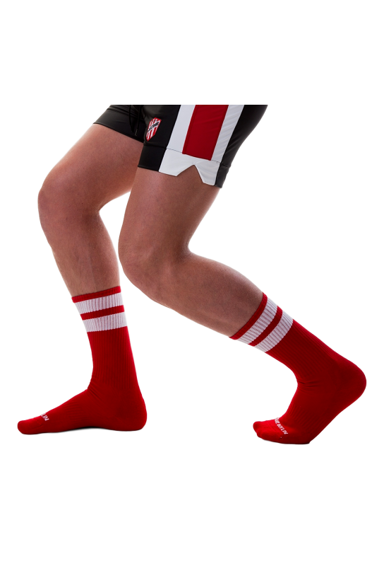 Chaussettes Gym Socks Rouge-Blanc 