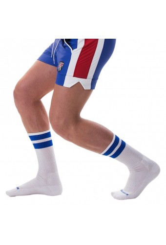 Chaussettes Gym Socks Blanc-Bleu 