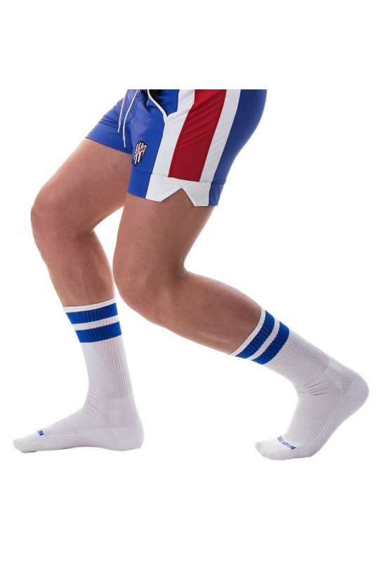 Chaussettes Gym Socks Blanc-Bleu 