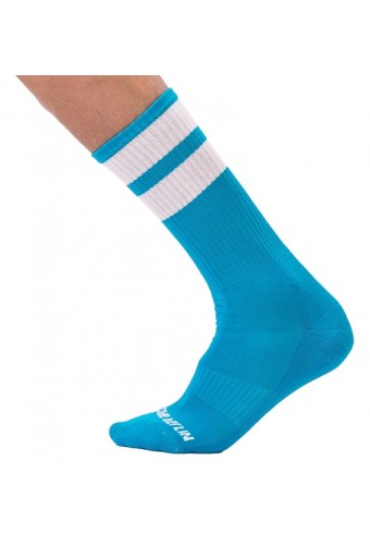 Chaussettes Gym Socks Bleu ciel-Blanc 