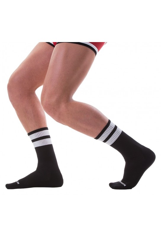Chaussettes Gym Socks Noir-Blanc 