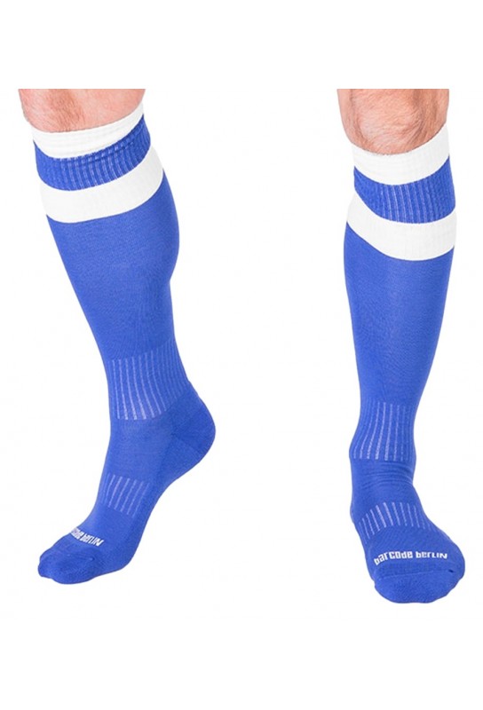 Chaussettes Football Socks Bleu-Blanc 