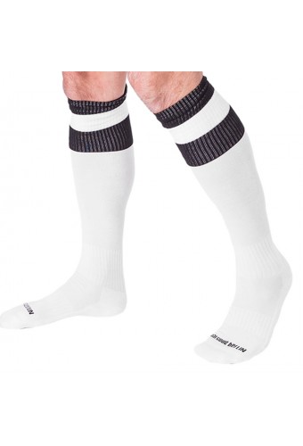 Chaussettes Football Socks Blanc-Noir 