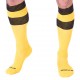 Chaussettes Football Socks Jaune-Noir 
