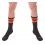 Chaussettes Gym Socks Noir-Orange fluo