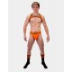 Chaussettes Gym Socks Noir-Orange fluo 
