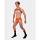 Chaussettes Gym Socks Noir-Orange fluo 