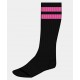 Chaussettes Gym Socks Noir-Rose fluo 