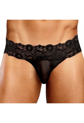 Micro thong Scandal Lace Noir 