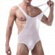 Body Singlet Fin Blanc 