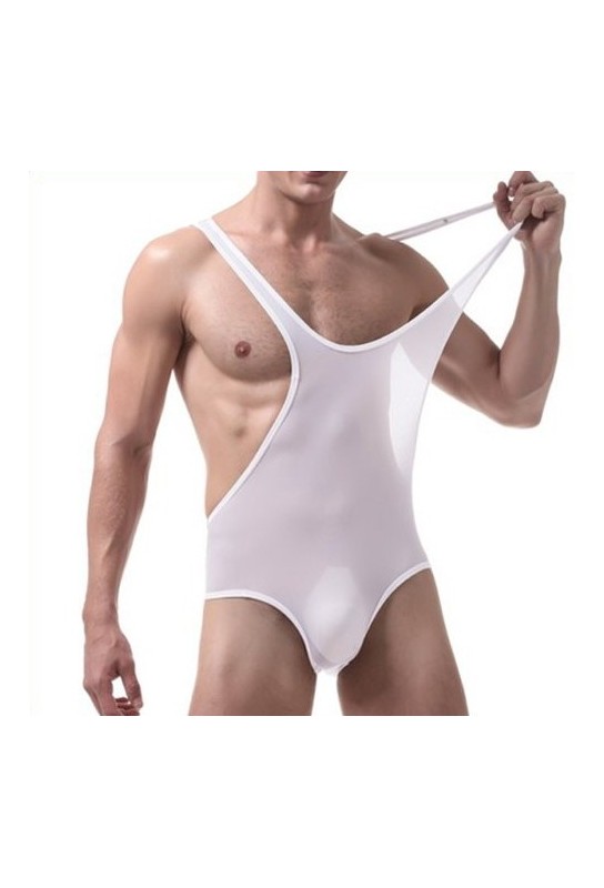 Body Singlet Fin Blanc 