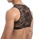 Crop court Dentelle Noir 