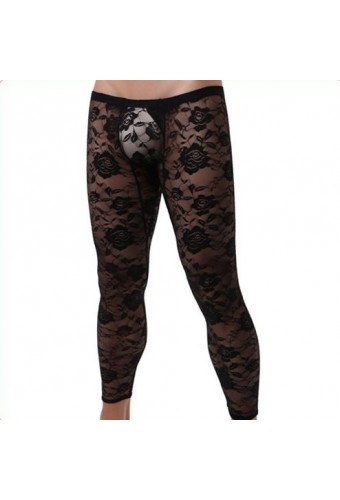 Caleçon dentelle sexy Noir 