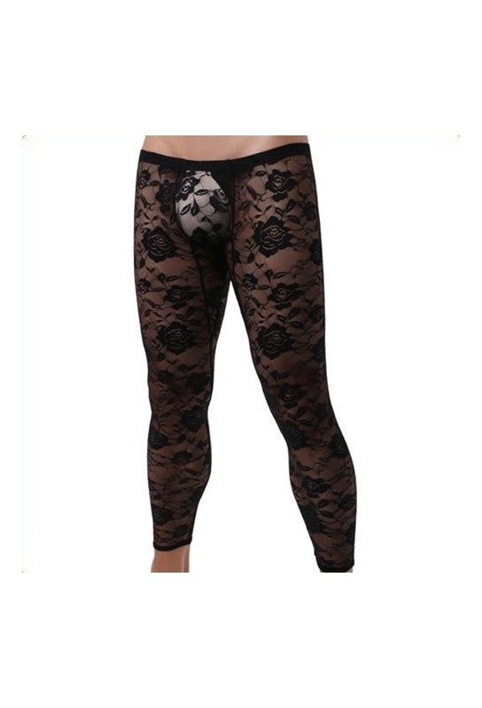Caleçon dentelle sexy Noir 
