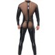 Combinaison intégrale Tulle et Fetish Noire 