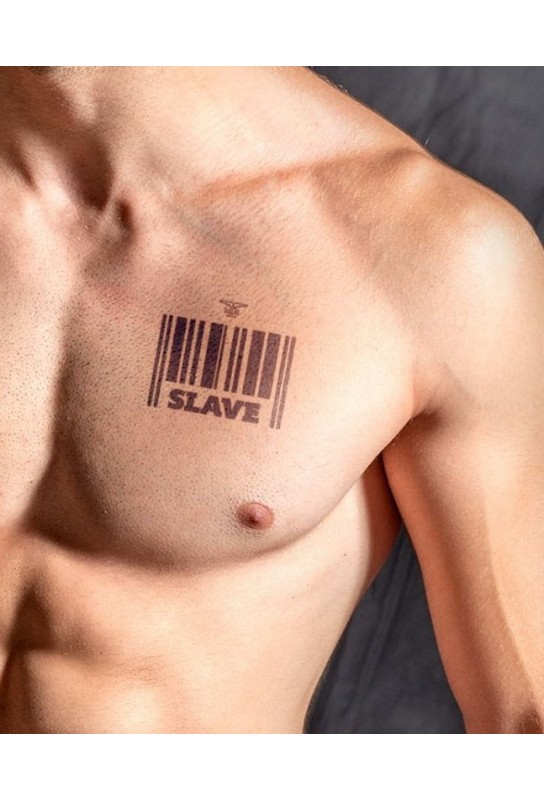 Tatouage éphémère MrB Slave 10 x 10cm 