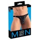 String avec strass brillants ARTEMIS Noir 