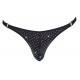 String avec strass brillants ARTEMIS Noir 
