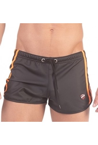 Short BYRON Laboratory Noir-Orange 