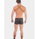 Short BYRON Laboratory Noir-Orange 