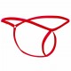 Mini Thong TEAR DROP Rouge 