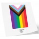 Tatouage éphémère PRIDE FLAG 10 x 10cm 