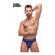 Thong DIAMOND MESH Bleu 