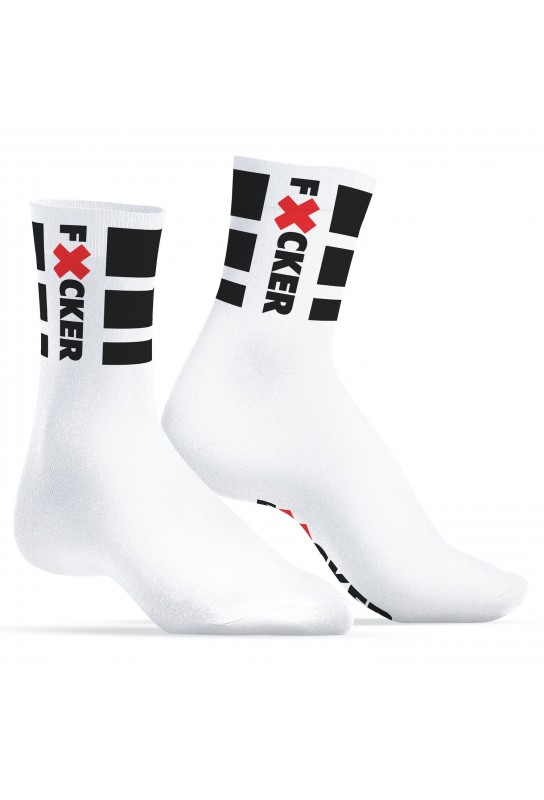Chaussettes blanches Fucker SneakXX 